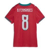 Stroje piłkarskie Portugalia Bruno Fernandes #8 Koszulka Podstawowej dla damskie MŚ 2026 Krótki Rękaw